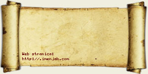 Latinka Jačovac vizit kartica